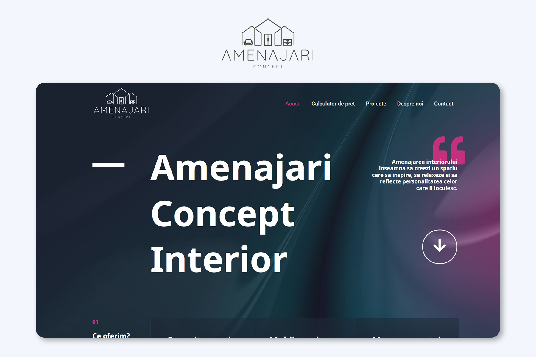 Amenajari Concept Interior