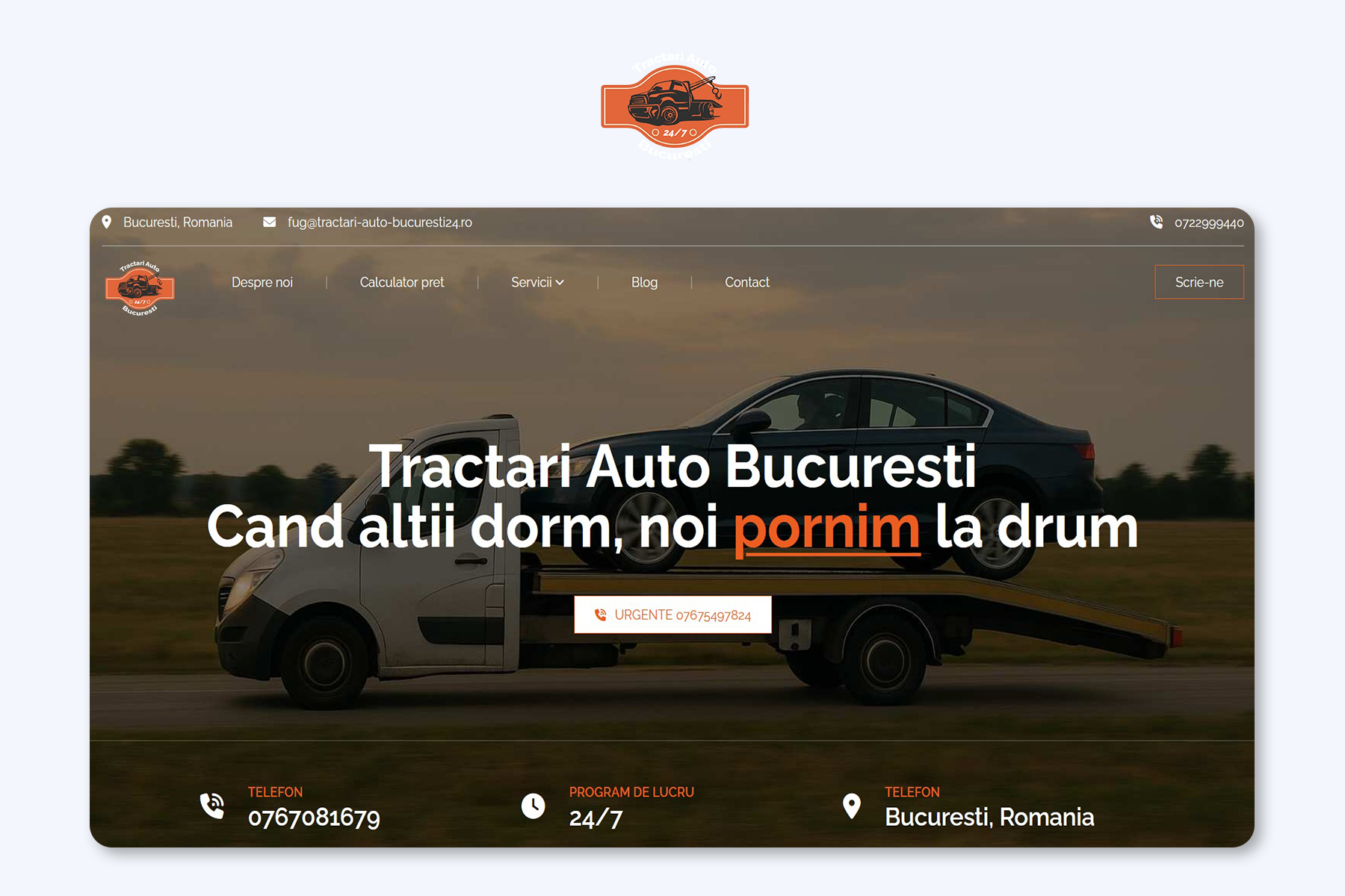 Tractari auto 24